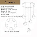 Axyaa Branch Chandelier for Living Room Staircase, Simple Bar Pendant Light for Shop Duplex Floor