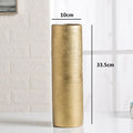 Axyaa Gold Ceramic Ball Vase: Modern Art for Home, Office Decor & Gifting