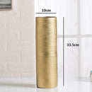 Axyaa Gold Ceramic Ball Vase: Modern Art for Home, Office Decor & Gifting