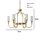 Axyaa Luxury Brass Chandeliers - American Cottage Design