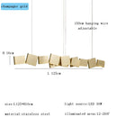 Axyaa Marble Pendant Chandelier for High-End Restaurant Bar Counter with Minimalist Design