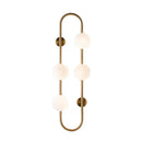 Axyaa Nordic Glass Wall Lamp: Postmodern Minimalist Magic Bean Design