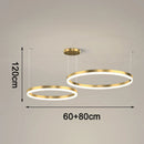 Axyaa LED Chandeliers | Modern Dining Room Pendant Light | Indoor Ceiling Lamp