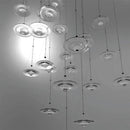 Axyaa Water Droplet Pendant Lamp Glass Chandelier Art Decor Lighting