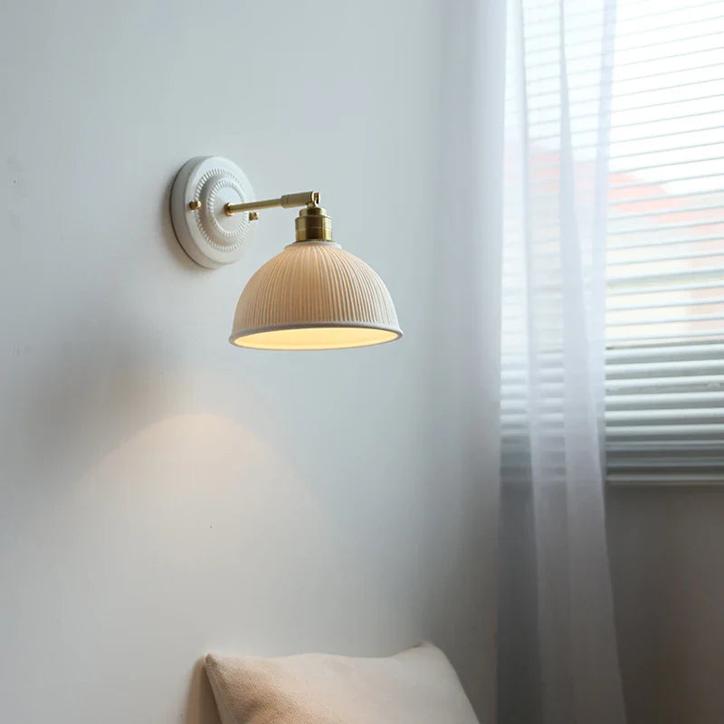 Axyaa Ceramic Wall Lamp LED Bathroom Mirror Stair Light Nordic Wandlamp