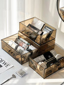 Axyaa Acrylic Makeup Organizer for Cosmetics and Brushes