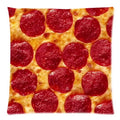 Axyaa Cheese Pizza Pattern Polyester Cushion Cover 45X45CM
