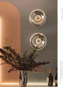 Axyaa Chrome Gold Wall Lamp LED Living Room Bedroom Decor Light