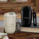 Axyaa Ceramic Liner Vacuum Insulated Coffee Cup Travel Mug Thermal Tumbler