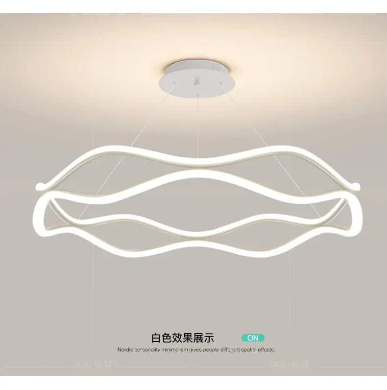 Axyaa Nordic Minimalist Ceiling Chandelier for Living and Dining Room