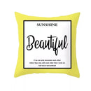 Axyaa Geometric Deer Pattern Cushion Cover for Sofa Decoration and Throw Pillow