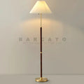 Axyaa Vintage Pleated Fabric Floor Lamp for Living Room Bedroom Study