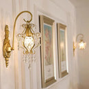 Axyaa E14 Crystal Sconce Wall Lamp Modern Bedroom Decor Lighting Fixture