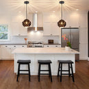 Axyaa Vintage Diamond Shade Pendant Lamp Chandelier Light Fixture for Kitchen Bedroom