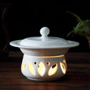 Axya Ceramic Teapot Warmer Tea Stove for Alcohol & Candle Heating