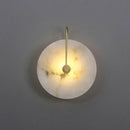 Axyaa Marble LED Wall Lamp Black Gold for Living Room Bedroom Restaurant Lighting