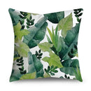 Axyaa Tropical Plant Leaves Pillowcase 45*45cm