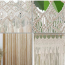 Axyaa Macrame Cotton Door Curtain Wall Hanging for Boho Home Decor