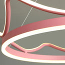 Modern Nordic LED Crown Chandelier for Dining Room, Bedroom & Study by Axyaa