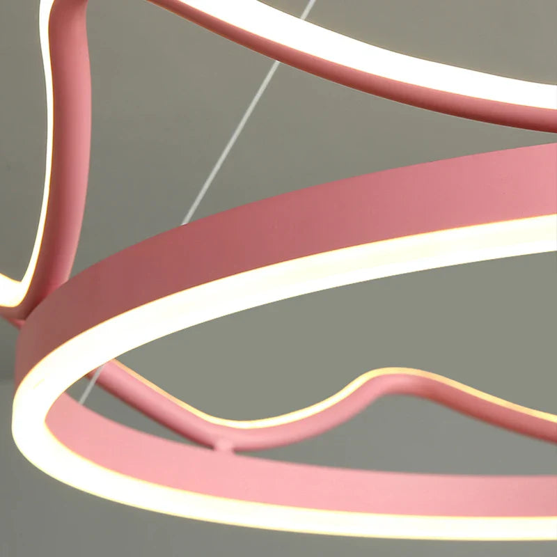 Modern Nordic LED Crown Chandelier by Axyaa - Elegant Lighting Fixture for Dining Room