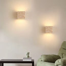 Cuboid Stone LED Wall Lamp 3000K by Axyaa for Parlor, Bedroom, Stairs, Aisle, Corridor