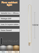 Axyaa LED Floor Lamp - Remote & Voice Control, Modern Design for Living Room
