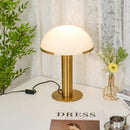 Axyaa Imitation Marble Resin Table Lamp: Postmodern Desk Light for Living Room and Bedroom