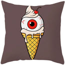 Axyaa Summer Ice Cream Cushion Cover - Yellow Fashion Home Decor