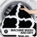 Axyaa Plush Non-Slip Bathroom Rug Soft Thick Absorbent Wash Carpet Shower Pad