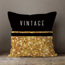 Axyaa Gold Heart Art Print Cushion Cover - Nordic Style Sofa Pillowcase