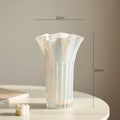 Axyaa Irregular Glass Vase Hydroponic Flower Arrangement Artistic Decorative Dried Flower Vases