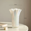 Axyaa Irregular Glass Vase Hydroponic Flower Arrangement Artistic Decorative Dried Flower Vases