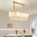 Axyaa Modern Crystal Chandelier Light - Elegant Glass Lamp for Home Living Dining Bedroom