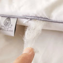 Axyaa White Wool Quilted Comforter for King/Queen Size Bed - Luxurious Warmth