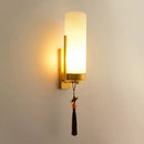Axyaa Chinese Style Wall Lamp: Modern Minimalist Living Room Bedroom Lighting Fixtures