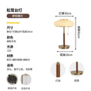 Axyaa Medieval Matsutake LED Floor Lamp Retro Luxury Designer Standing Lamp
