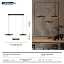 Axyaa Retro Wood Staircase Island Pendant Light