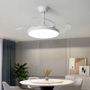 Axyaa Electric Fan Chandelier LED Ceiling Light Fixture for Living Room Bedroom Home