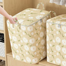 Axyaa Clothes Storage Bag: Foldable Quilt Organizer for Wardrobe - Large Capacity Clothing Storage