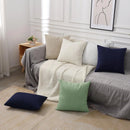 Axyaa Raised Twisted Rope Pattern Pillow Cover Set for Sofa Bed
