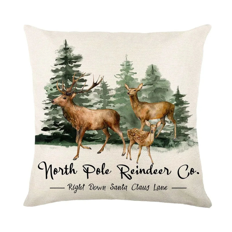Axyaa Christmas Day Party Pillowcase Set