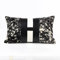 Axyaa Horse Fur Waist Pillow: High-End Villa Soft Leather Seal, Light Luxury Model Room