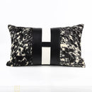 Axyaa Horse Fur Waist Pillow: High-End Villa Soft Leather Seal, Light Luxury Model Room