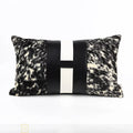Axyaa Horse Fur Leather Waist Pillow. Luxurious Villa Soft Pillow.