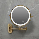 Axyaa LED Makeup Mirror Double Side Fill Light USB Charging Tricolor Dimming