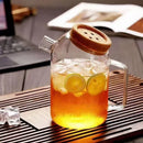 Axyaa Glass Teapot Kettle, Large Capacity, Heat Resistant, Creative Design