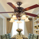 Axyaa 42 Inch Industrial Ceiling Fan with Light and Remote Control