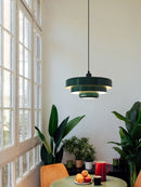 Axyaa Rainbow LED Chandelier Pendant Light for Home Dining Decor