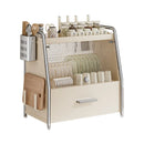 Axyaa Spice Rack Organizer Pantry Shelf Cabinet Dish Storage Holder Kitchen Standing Rack