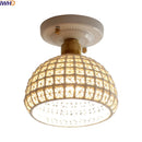 Axyaa Ceramic LED Ceiling Lamp for Indoor Lighting - Semi-Circular Design